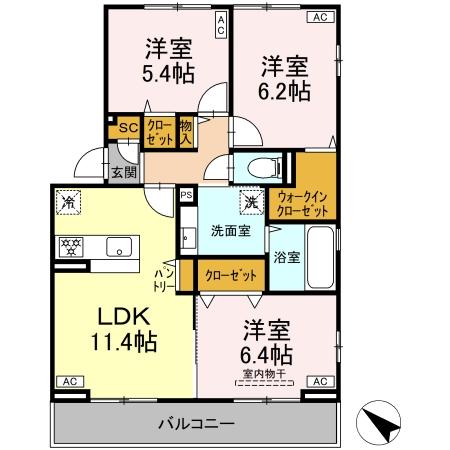 シャイングレイスの間取り