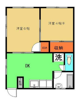 ゆうりんハイツの間取り