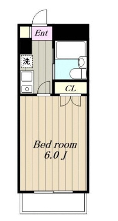 フレクション相模原の間取り