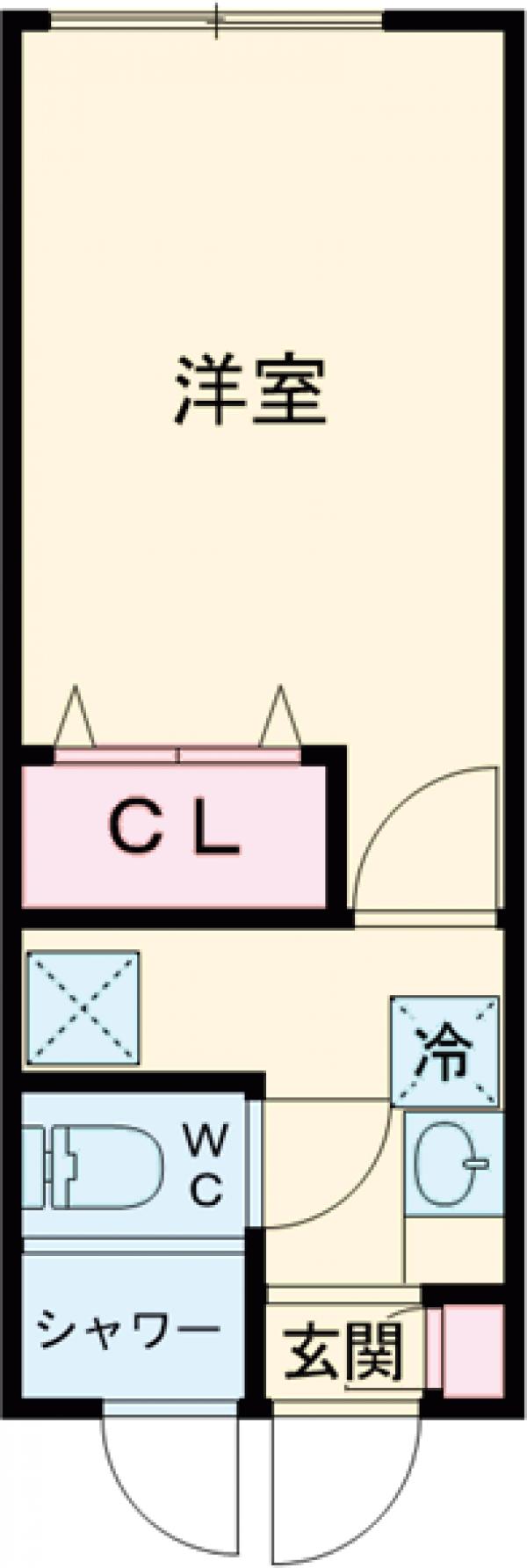 三喜コーポの間取り