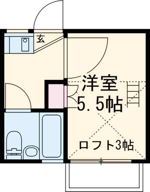 アムール笹塚の間取り