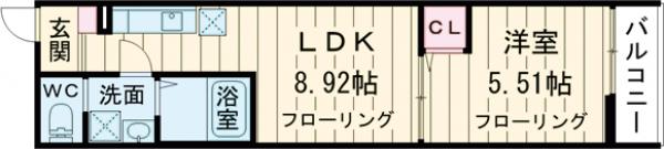 立川セイワレジデンスⅡの間取り