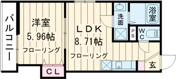 立川セイワレジデンスⅡの間取り