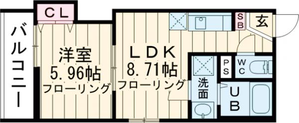 立川セイワレジデンスⅡの間取り