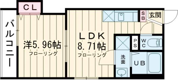 立川セイワレジデンスⅡの間取り