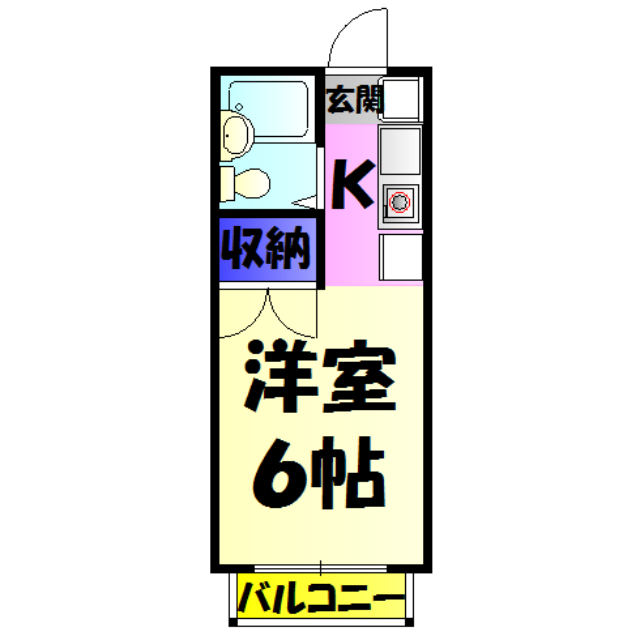 エスハイツⅠの間取り