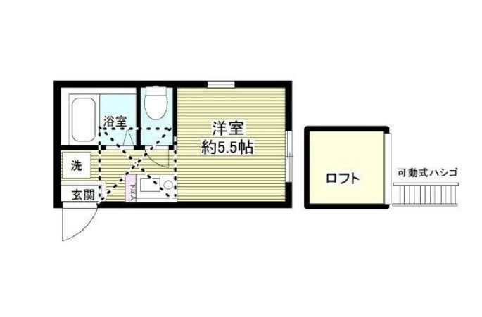 Ｇ・Ａタウン山手・矢口台・22号室の間取り