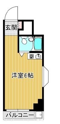 ファーストパレス・202号室の間取り