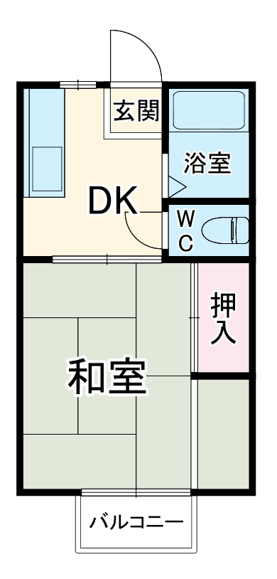 キシノハイツの間取り