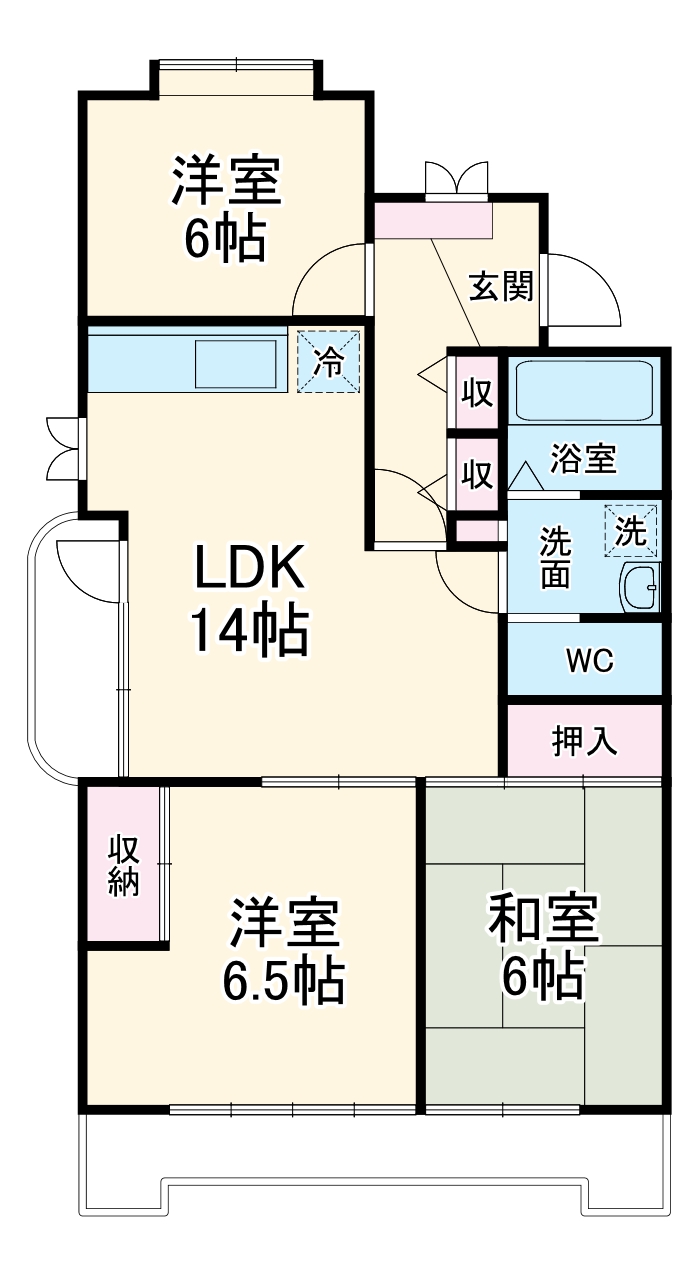 佐伯レジデンスの間取り