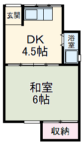 浦野荘の間取り