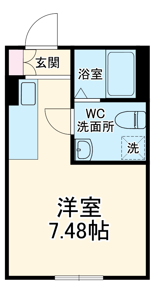 ルミエール大和24の間取り