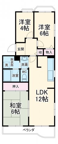 湘南カワマヒルズの間取り
