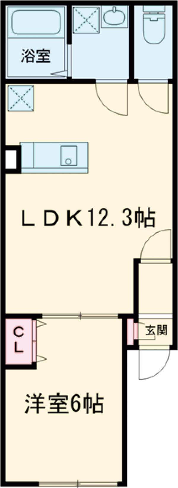 ロータスコート目黒不動前の間取り