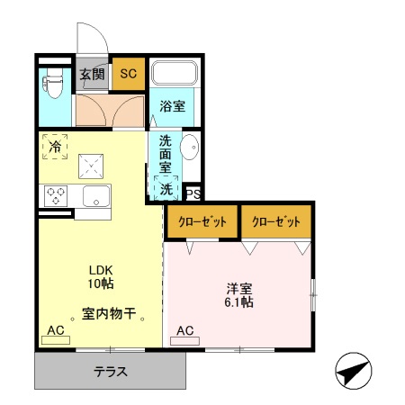 ボヌールの間取り