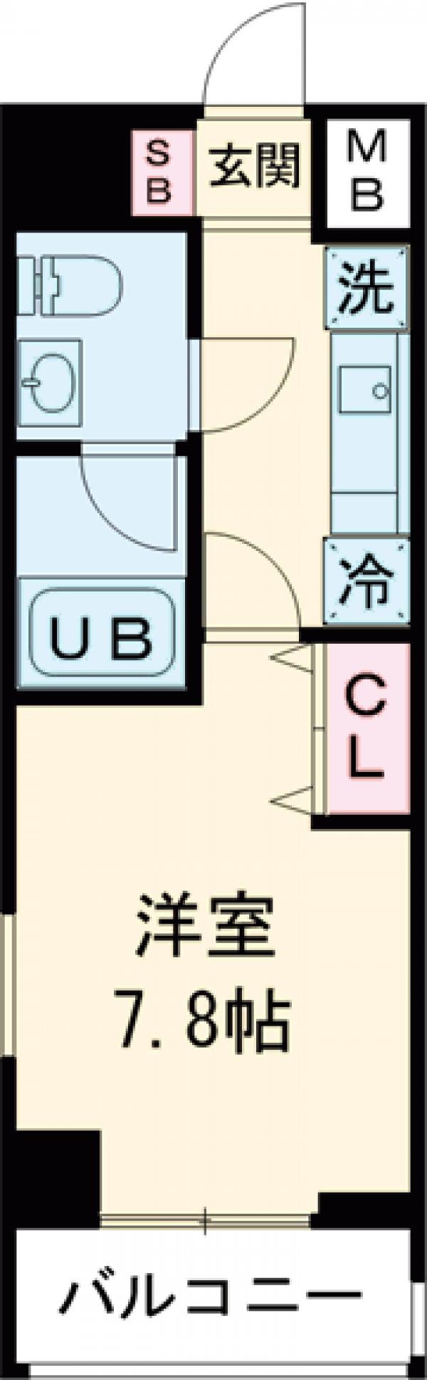 Milebel chitosedaiの間取り