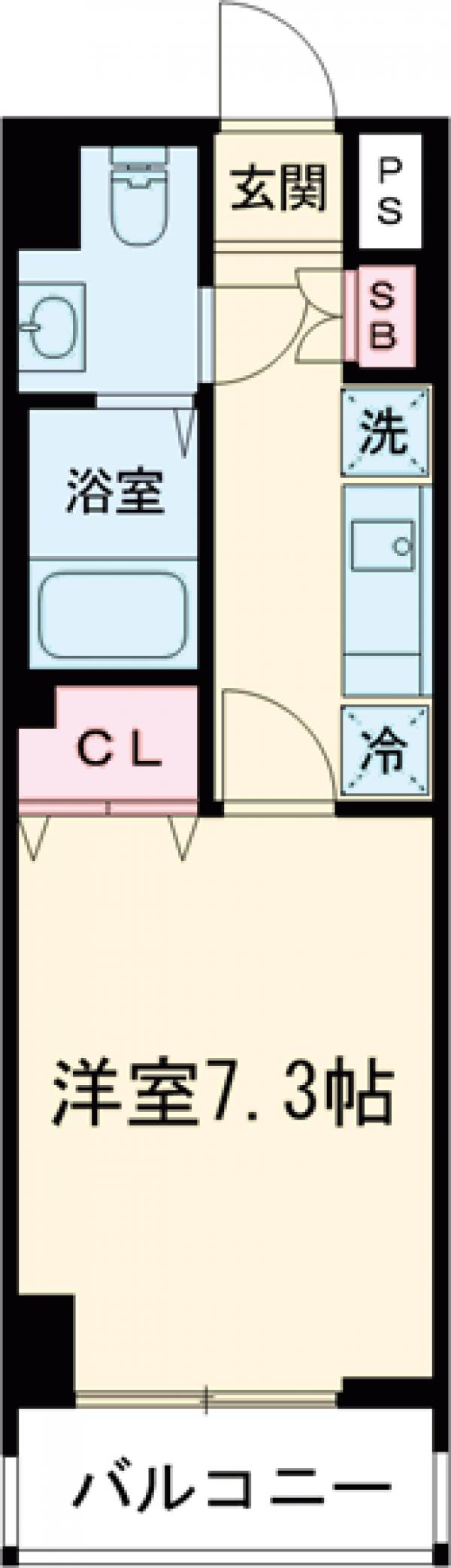 Milebel　chitosedai・306号室の間取り