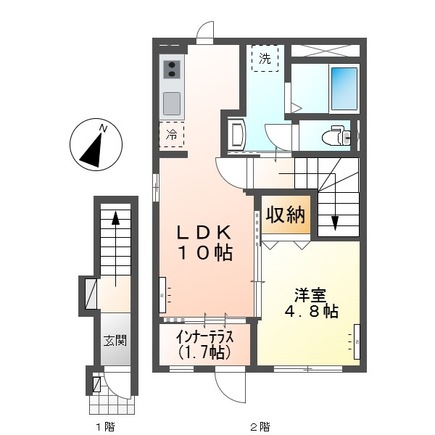 リッチハーベスト Ⅲの間取り