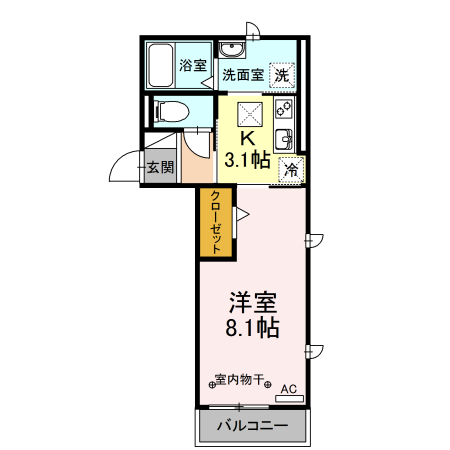 レジデンス大府駅クロスの間取り