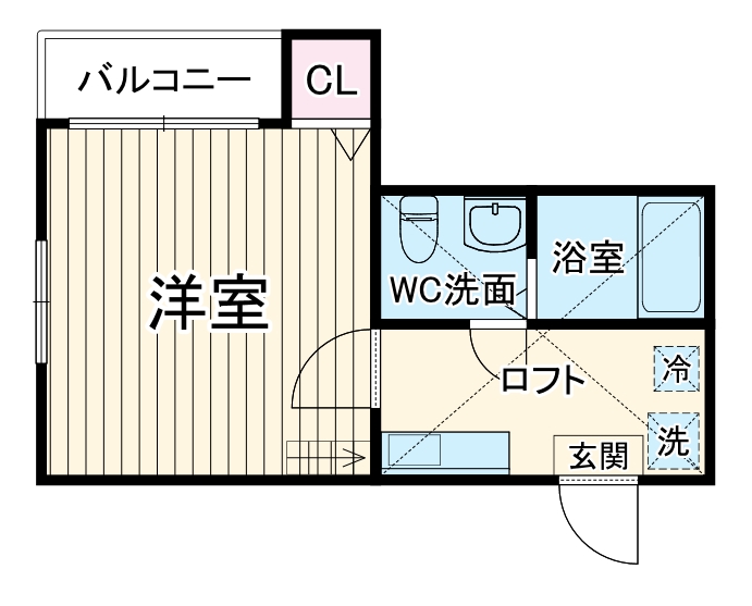 コンパートメントハウス千葉Ⅰの間取り