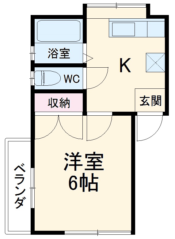 石川ハイツの間取り