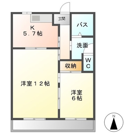浜北グランドマンションの間取り