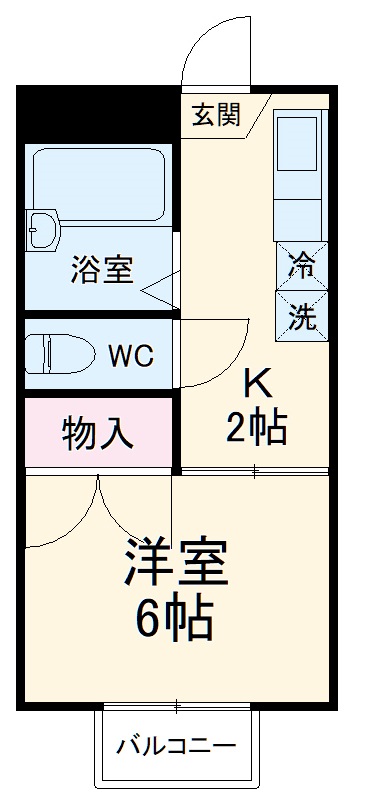 コーポ宝山の間取り