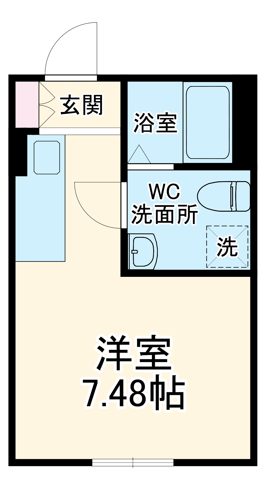 ルミエール大和24の間取り