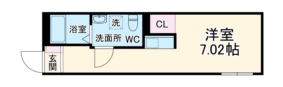 ルミエール大和24の間取り