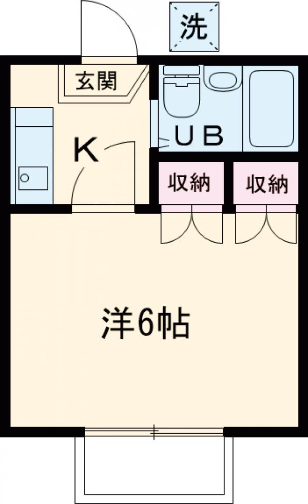 コンフォーリア・103号室の間取り