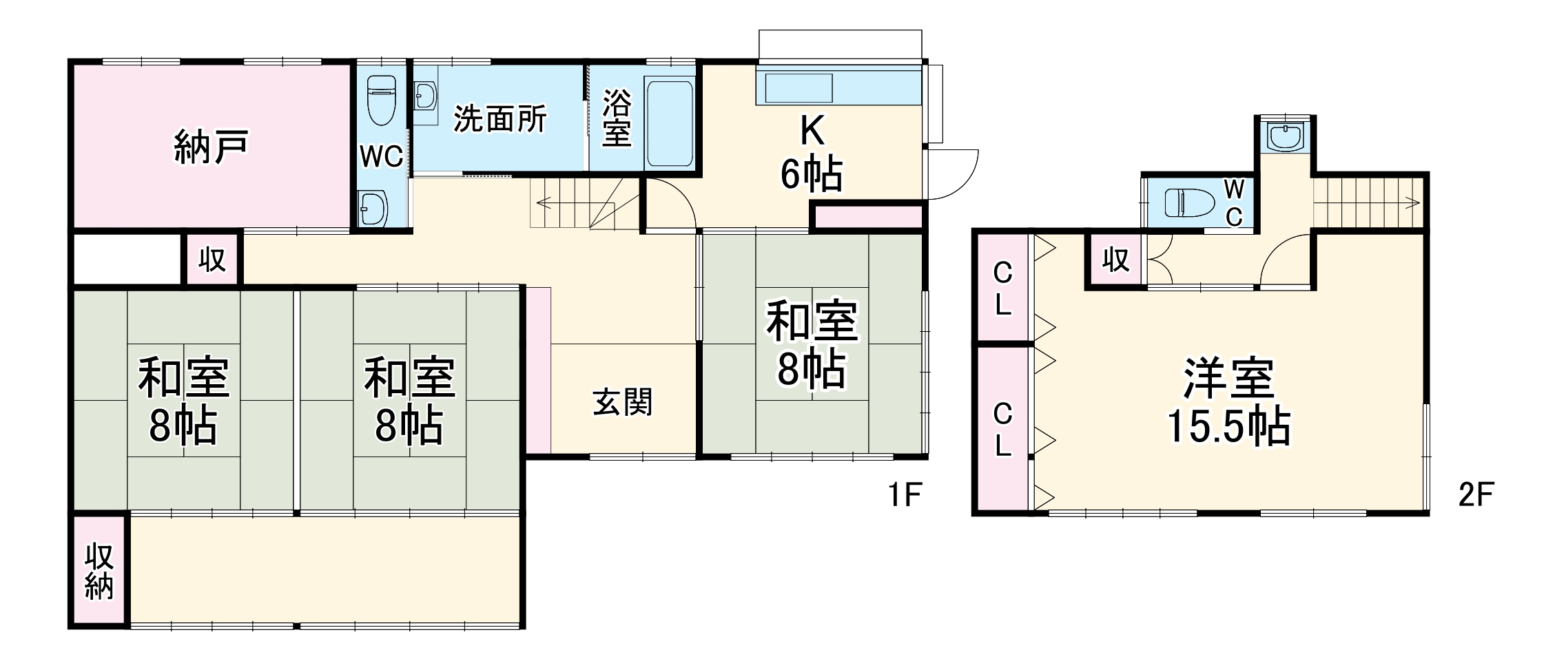 羽生市南2丁目戸建の間取り