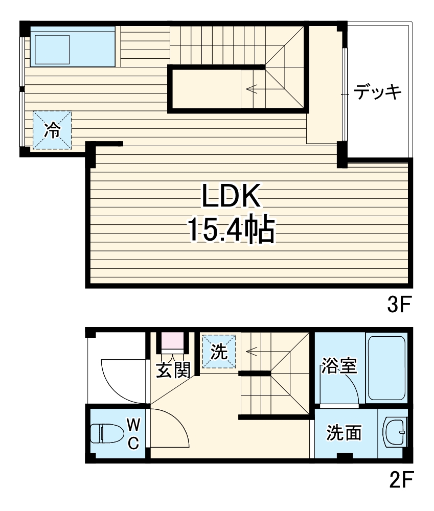 AZTO宮崎台M-BASE 02の間取り