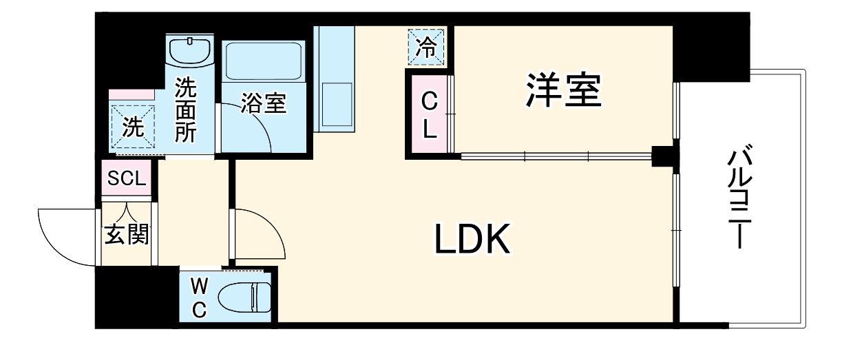 プレジオ西中島ASIANの間取り