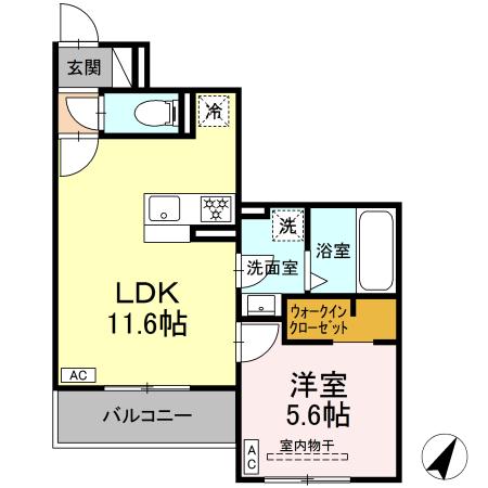 D-Hills栄町の間取り