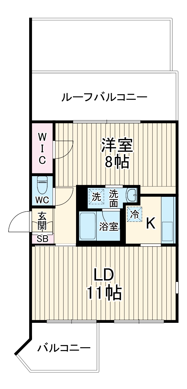 Ｃ－ＳＱＵＡＲＥ・501号室の間取り