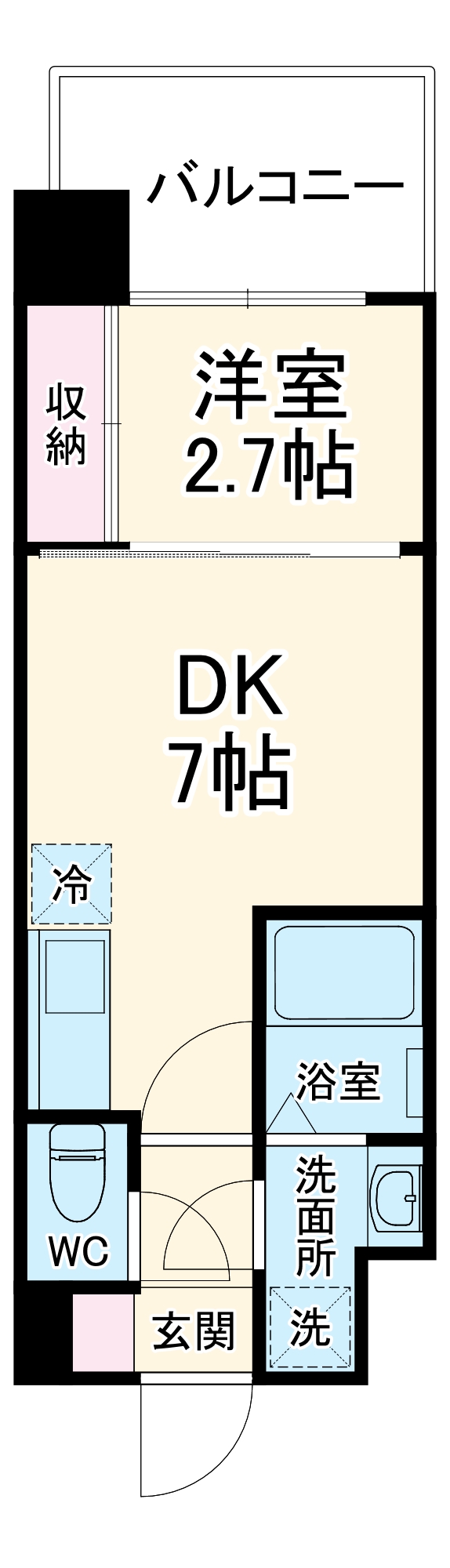 セレニテ新大阪エクラの間取り