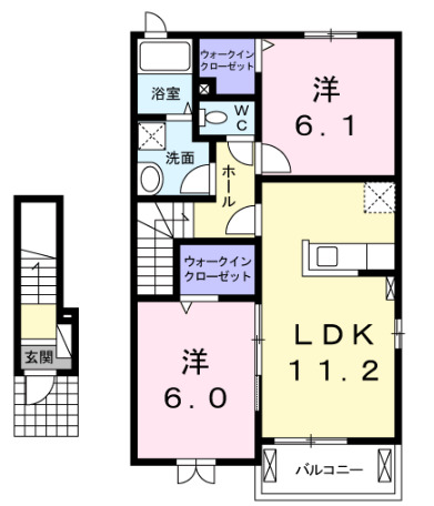 グランテージ小見川EASTの間取り