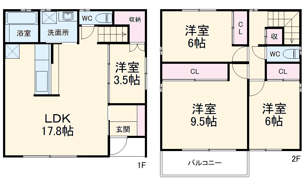 バンクーバー1121勢子坊の間取り
