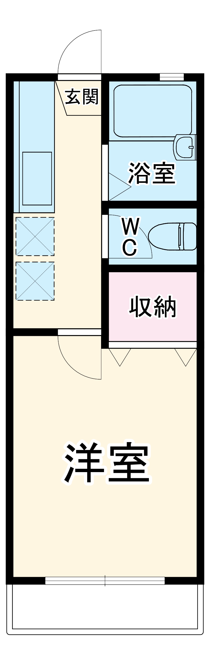 ちとせハイツの間取り