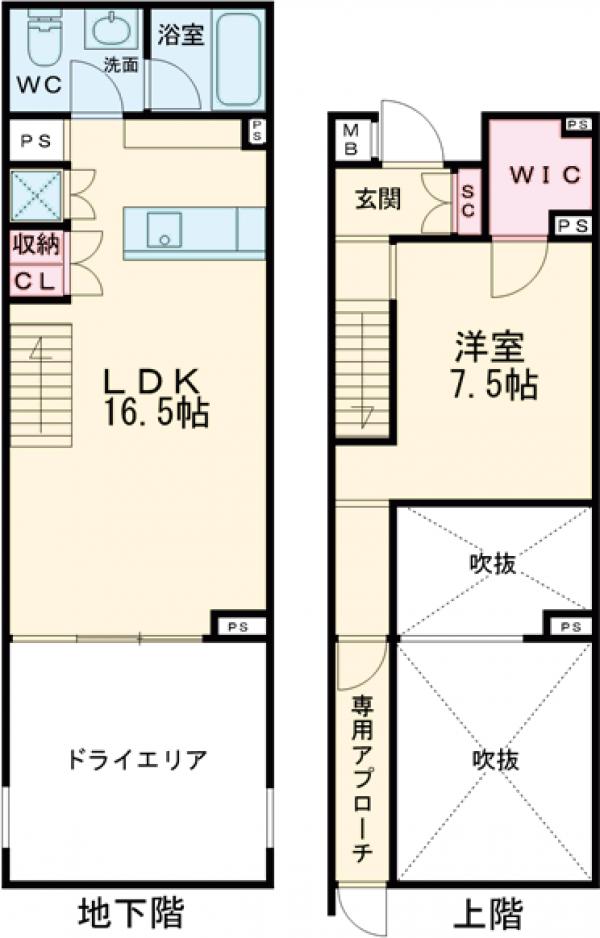 カスタリア初台IIの間取り