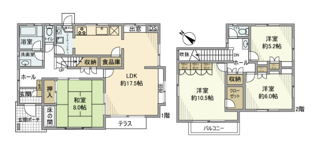 長崎戸建の間取り