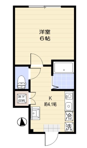 アオアクア浜田山の間取り