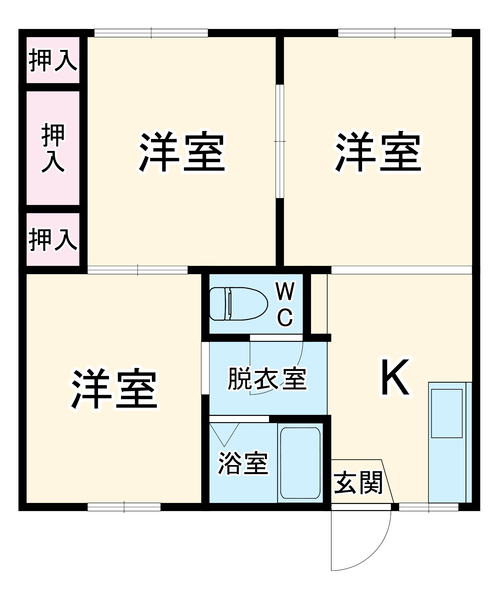リバティ王子台の間取り