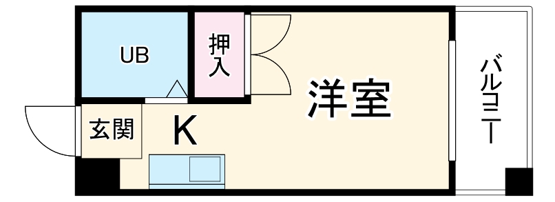 Ｒ　ｉｎｕｙａｍａ・403号室の間取り
