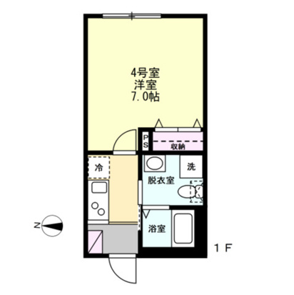 Ｆｅｌｉｃｅ大和・304号室の間取り