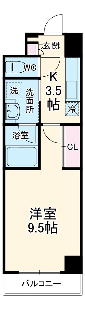 ゼフィール大曽根の間取り