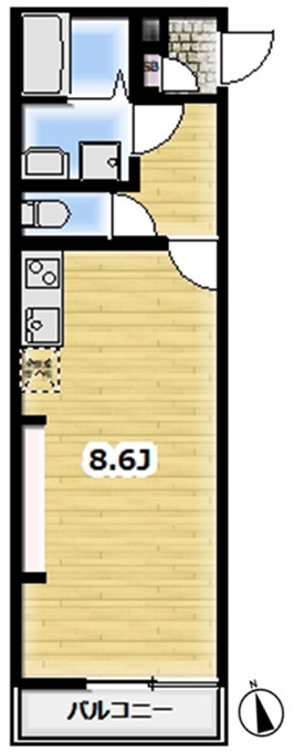 アンビション川越の間取り