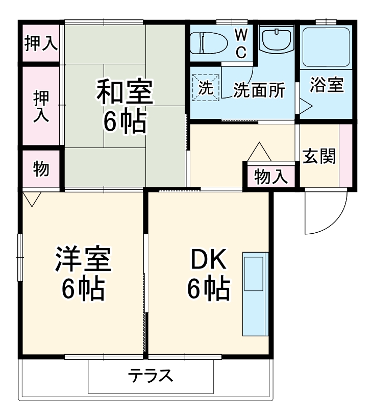 ディアス富士見台 C棟の間取り