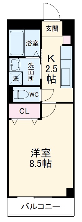 第六マンション一八の間取り