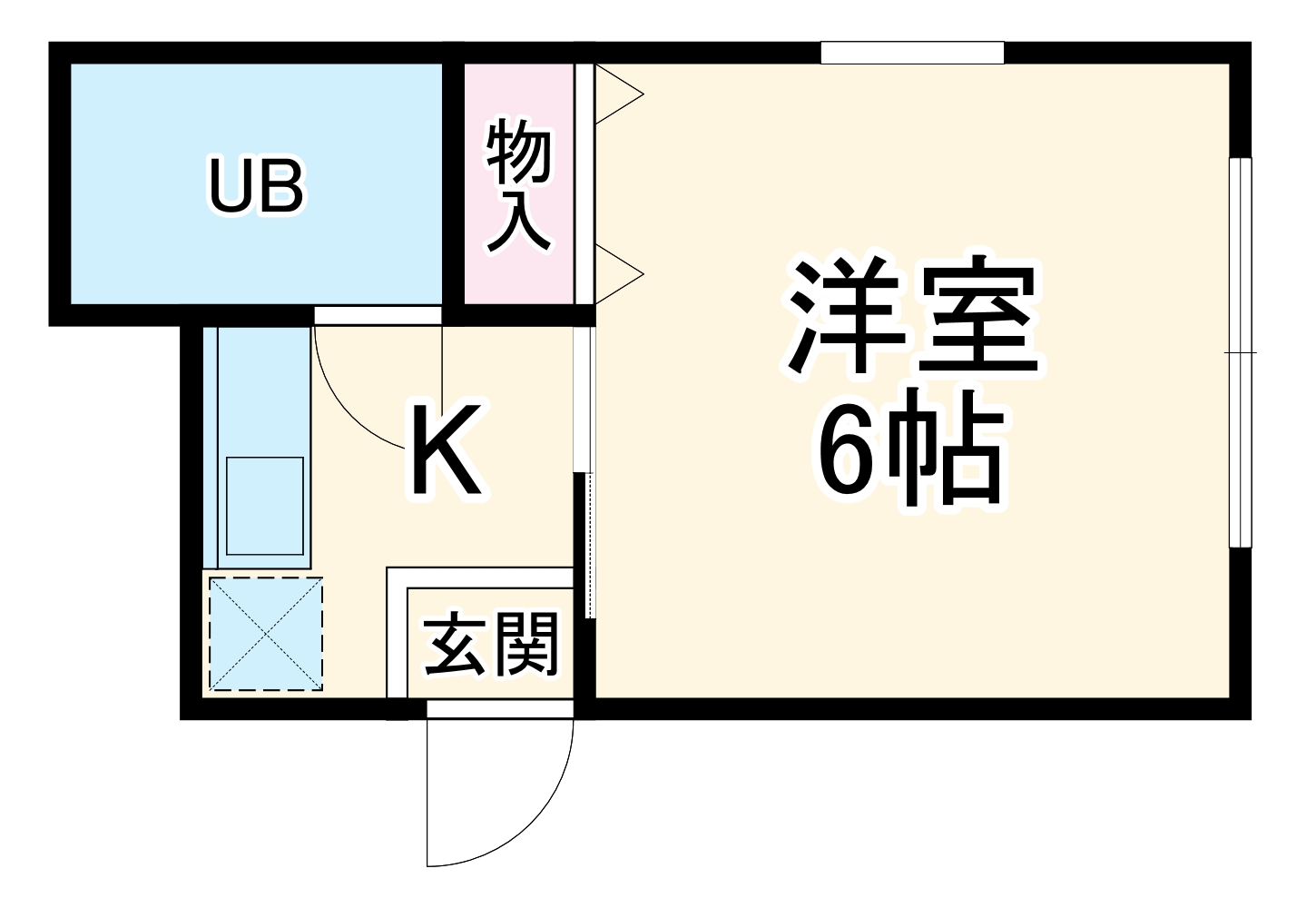 ドルフ鶴巻No.14の間取り